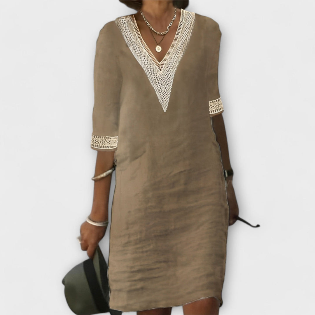 Emelia | Cotton and Linen Dress