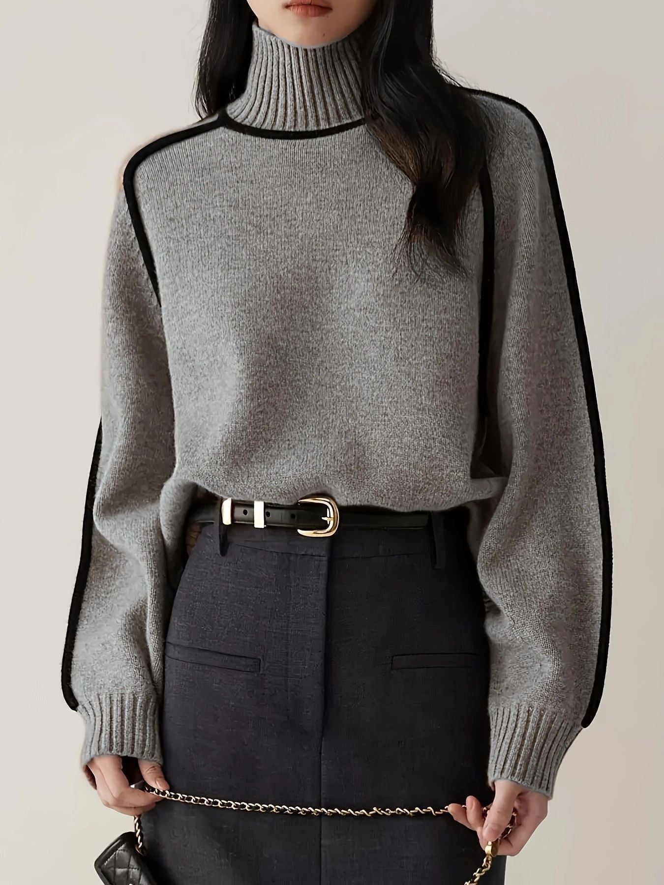 Emilie | Soft Cashmere Turtleneck