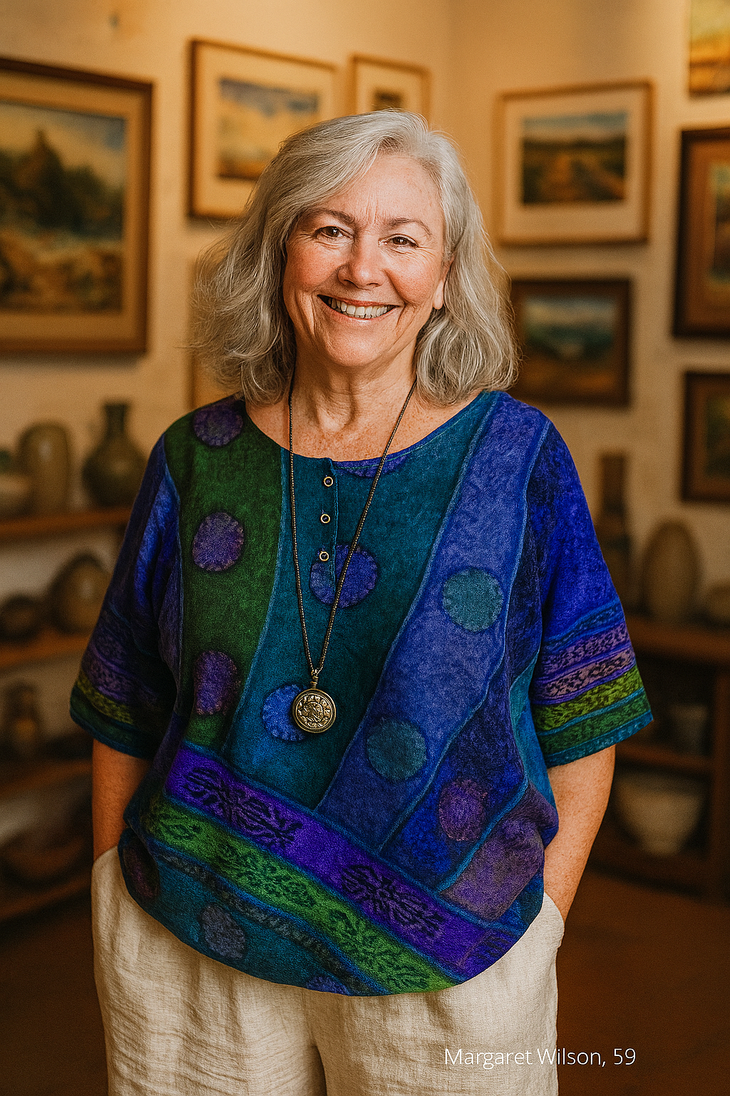 Ysolde | Artistic Top – Flows Gently, Flatters Beautifully