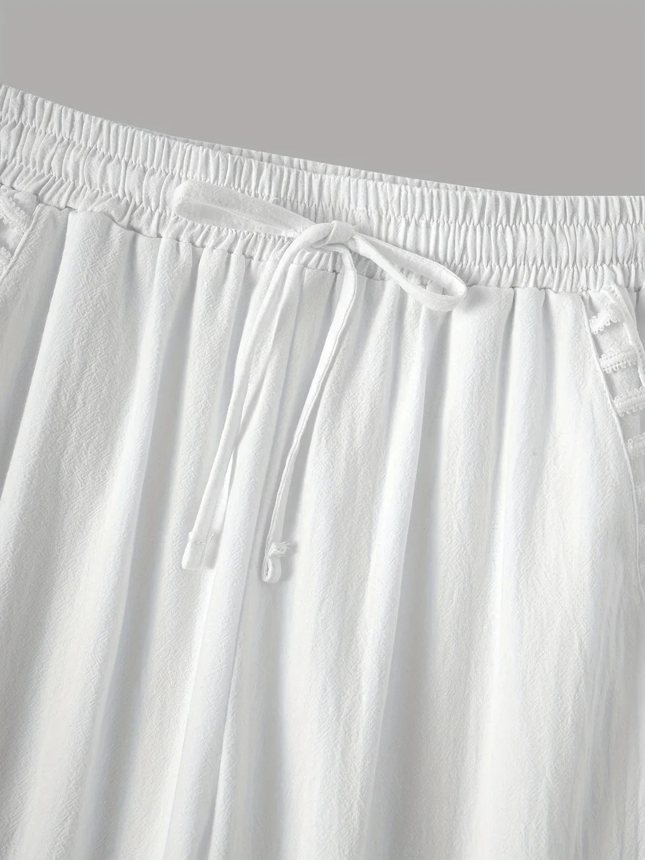 Tracey | Contrast Trim Cropped Pants