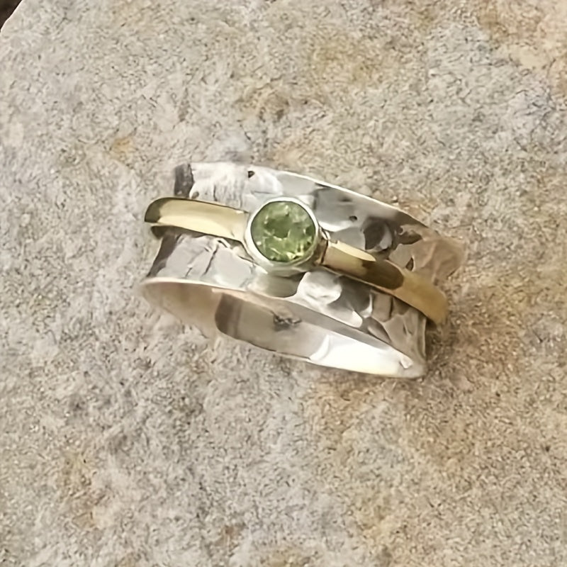 FLORA | STYLISH GREEN RING